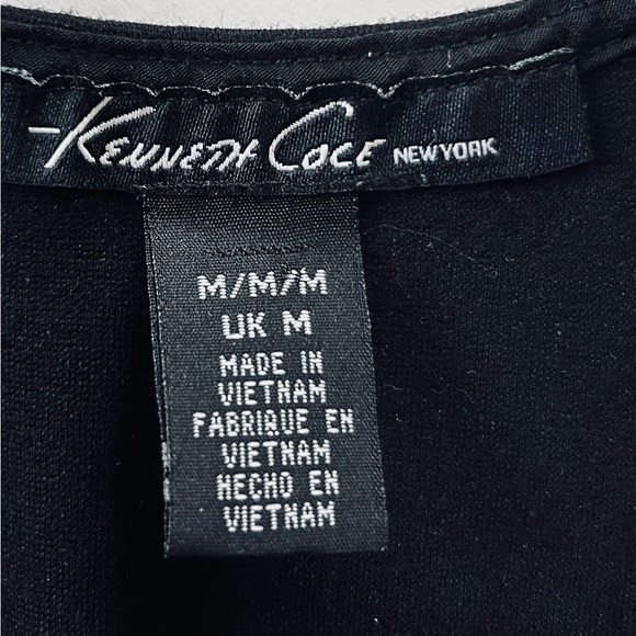 Kenneth Cole Color Block Blue/ Black Dress Size M - Picture 4 of 5